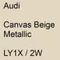 Preview: Audi, Canvas Beige Metallic, LY1X / 2W.